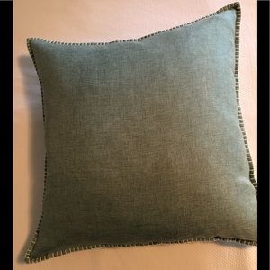 2 Pillow Covers. 22x22. Pretty color w/white trim